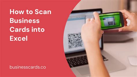 scanning business cards into excel.